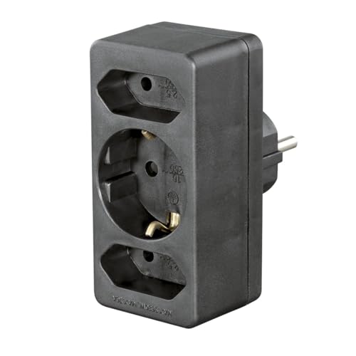 Hama | Adaptador de Enchufe de 3 Salidas