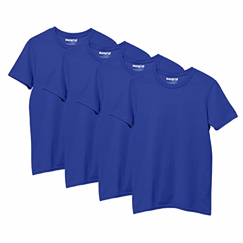 Image of Hangout Hub HH87 Tshirt for Boy's | Regular Fit | Super Combed Cotton Kids T-Shirt | Solid Plain Tees | Round Neck T Shirt | Half Sleeves |Pack of 2 | 3 | 4 | 5 |6