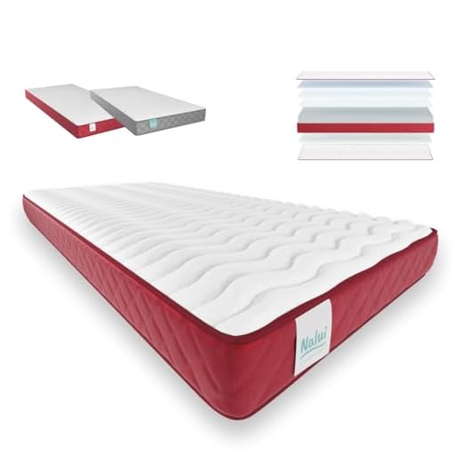 NALUI - Colchón Viscoelástico Reversible 90x190cm Gredos con Altura ±15cm. Tejido Strech y Tejido 3D Transpirable | Especial para Cama Nido | Firmeza Medio-Alta | Adaptable | Hecho en España