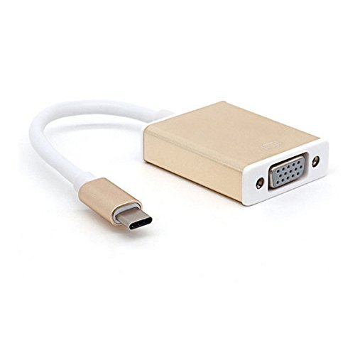 PremiumAV USB 3.1 Type-C to HDMI 1080P Adapter Cable | HD Video Connection for MacBook, Chromebook, HDTV, Monitors – Gold
