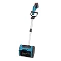 Cordless Electric Snow Shovel - 21V Carbon Steel Snow Blower for Driveway Patio with Battery & Charger (US Plug)