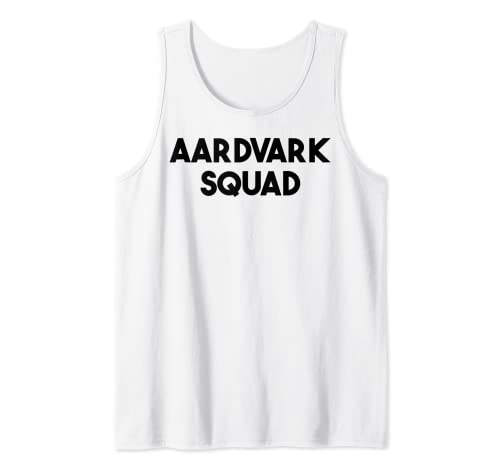 Aardvark Squad - Aardvark amante divertido Camiseta sin Mangas