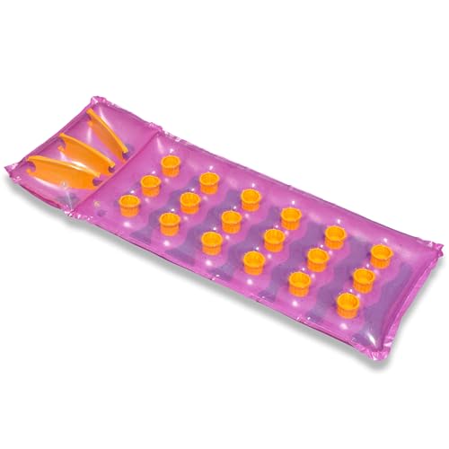 SWIMLINE | Inflatable Pool Float Mattress for Adults | 76" | 18-Pocket Pink