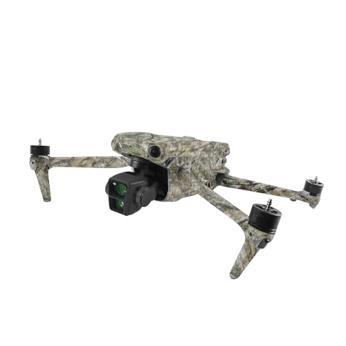 Image of MightySkins Carbon Fiber Skin Compatible with DJI Air 3 - HTC Fall | Protective, Durable Textured Carbon Fiber Finish | Easy to Apply, Remove, and Change Styles
