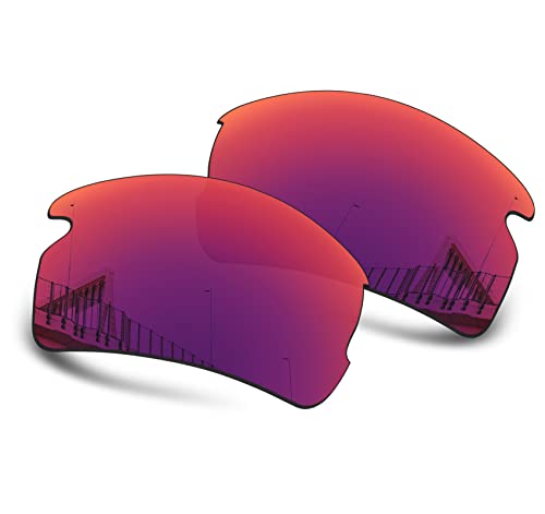 Image of Well-aimed Replacement Lenses Compatible with Oakley Flak 2.0 | Flak 2.0 XL Sunglasses - Midnight Iridium Polarized