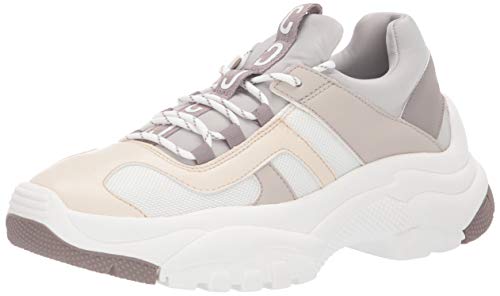 Circus by Sam Edelman Women's Terry Sneaker, Grey/White Multi Sport mesh, 7.5 M