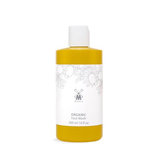 MÜHLE Organic Face Wash | All-Natural Facial Wash Cleanser Suitable for All Skin Types with Argan Oil & Essential Oils | BDIH Certified | 100% Vegan | 300mL Liquid Bottle