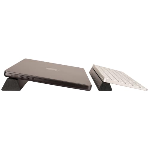 Psitek Aluminum Laptop Stand Riser, 2-Pack Ergonomic Stand for MacBook - image 3