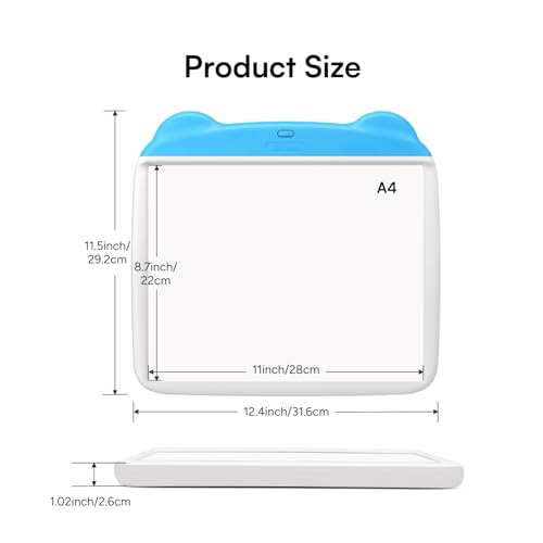 Caydo P-001W Light Up Tracing Pad, 3 Brightness Levels Kids Light Board thumb #7