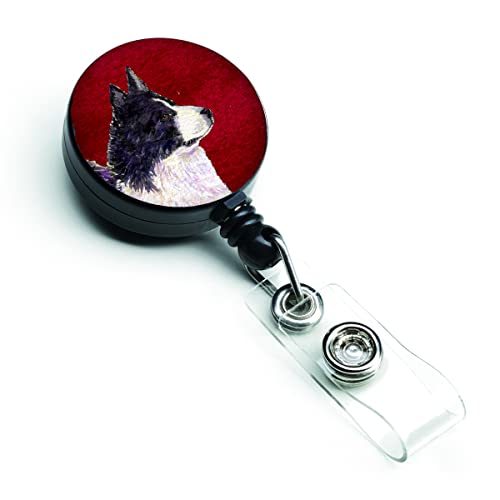 Caroline's Treasures SS6018BR Retractable Badge Reel for Nurses ID Badge Holder with Clip Retractable Employee Badge Holder, Belt Clip, Multicolor
