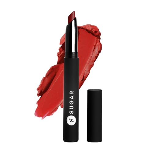 Image of SUGAR Cosmetics Matte Attack Lipstick for Women | Transferproof & Smudgeproof | Lasts upto 12hrs | Enriched With Jojoba Oil | 2gm - Red Zeppelin