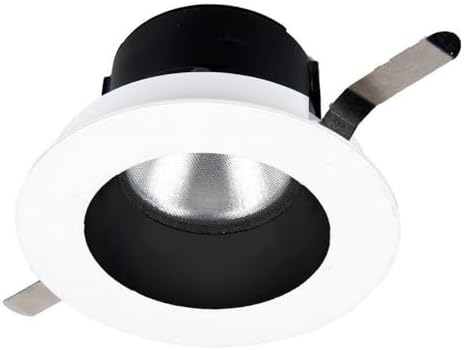 Miniatura 4 de WAC Lighting R2ARDT-S827-BKWT Aether 2in Round Light Motor Trim & LED, haz puntual, 17 grados, negroblanco