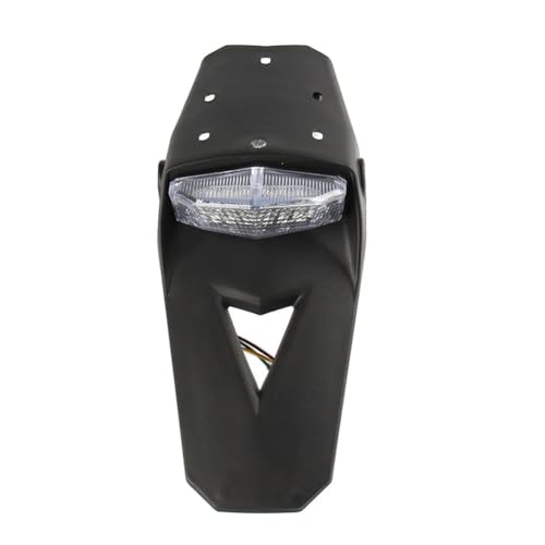 Feu arrière LED universel 12V pour moto : stop et éclairage plaque anti-vibrations