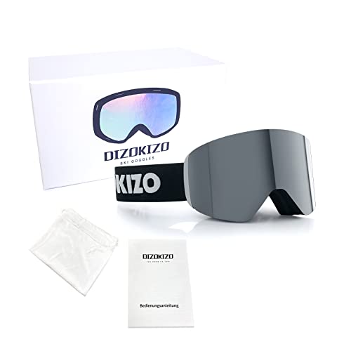 DIZOKIZO Ski Goggles Frameless Magnetic