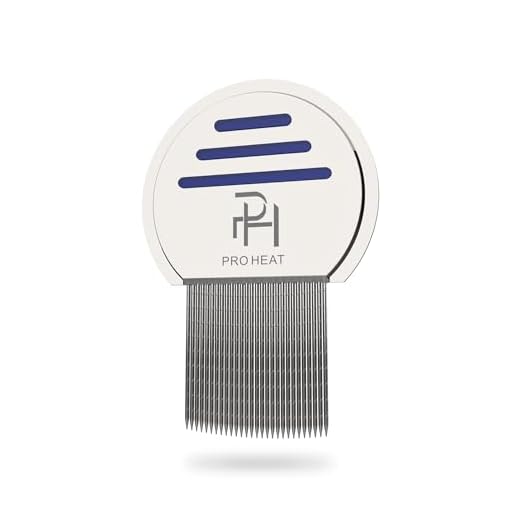 Ph Pro Heat Liendrera Profesional para Piojos y Liendres - Lendrera Antipiojos Infantil - Peine para Eliminar Liendres y Piojos.