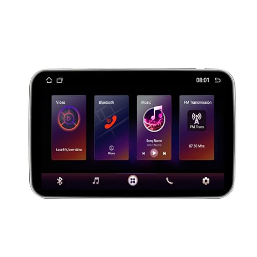 Reproductor MP5 para coche con CarPlay inalámbrico que duplica la diversión en el asiento trasero