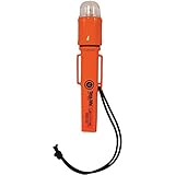 ust See-Me 1.0 Waterproof 28 Lumen Safety Strobe LED Light for Emergency, Camping, Hiking and Outdoor Survival, Orange, One Size (20-51152-08)
