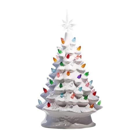 Ceramic Light Up Christmas Tree Lamp Cover