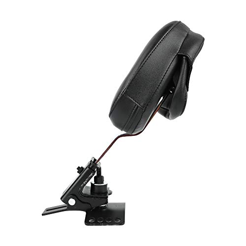Adjustable Plug-in Driver Rider Backrest Mounting kit for Harley 1997-2019 Touring Models Road King, Street Glide, Road Glide, Electra Glide (Black Mount)