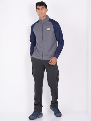 Wildcraft Men's A-Line Coat (31596_Grey - Image 7 thumbnail
