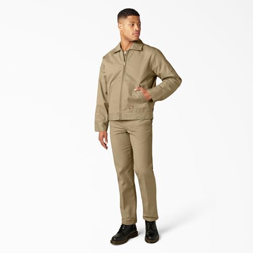 Dickies Men's Lined Eisenhower Jacket, Khaki, 3X Tall - Thumbnail 5