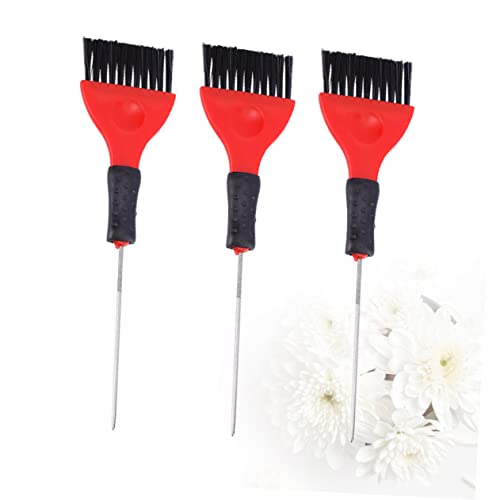 Balacoo 3 Pecas Multiferramentas Aplicador De Óleo De Cabelo Escovas De Tintura De Cabelo Kit De Col