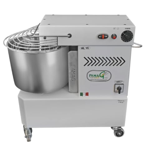 Generico Impastatrice a spirale Grilletta da kg.20 di impasto 10 velocità alta idratazione, IM2010VHH