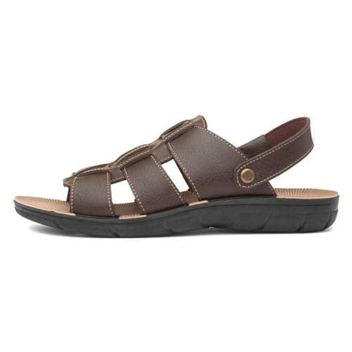 Red Fish Mens Brown Mule Sandals - Size 9 - Brown