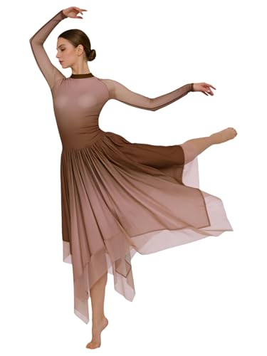 Tenue de spectacle pour danseuse : robe classique et contemporaine avec body
