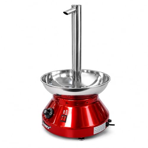 Fondue à chocolat électrique 3 L avec contrôle de la température, design anti-déversement pour fêtes, qualité commerciale, facile à nettoyer, base robuste