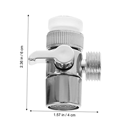 Cabilock Faucet Adapter 1 in 2 Out Washing Machine Hose Splitter Faucet Diverter Valve for Sink Shower Dishwasher Connection Water Line Splitter 2.36 in by Cabilock - Used condition - Image 6