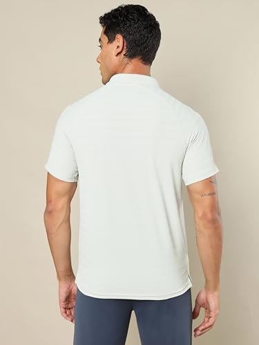 Image of TECHNOSPORT Men's Polyester Slim Fit Polo T-Shirt - (P691 P) Pack of 1