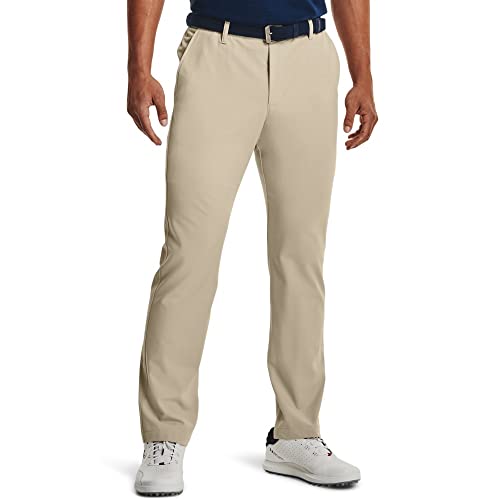 Under Armour mens Drive Pant, Khaki Base (289 Pitch Gray, 36W x 30L US