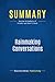 Summary: Rainmaking Conversations: Review and Analysis of Schultz and Doerr's Book