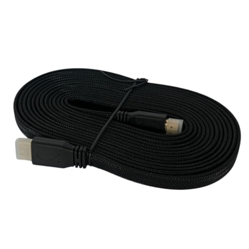 Cabo Hdmi Achatado 5m Suporta 3d 4k Cabo Premium Cabo De Vídeo e Áudio HDMI