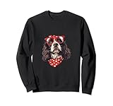 Photo Gallery cocker spaniel dog mom bandana festa della mamma grafica felpa Photo Gallery cocker spaniel dog mom bandana festa della mamma grafica felpa