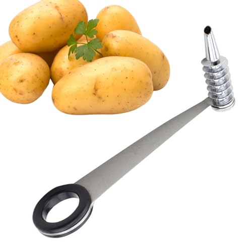Veggie Spiralizer - Cortador de acero inoxidable para calabacín | Espiralizador | Seguro para lavavajillas | Utensilios de cocina de mano para hacer patatas pepinos y zanahorias