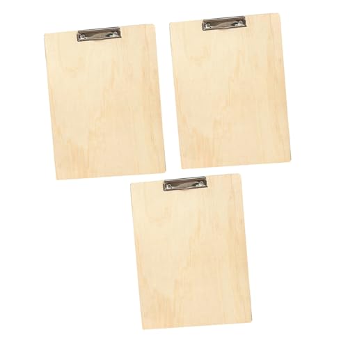 Planche à dessin bois matériel de peinture léger bloc-notes à croquis porte-images pince fixe x3
