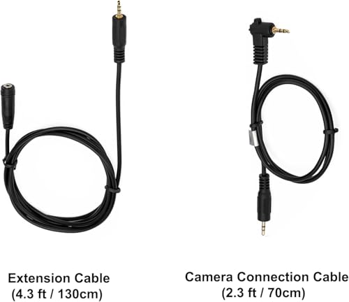 Image of Kiwifotos Remote Switch Shutter Release Cord for Sony A6700 A7V A7 V A7R VI A7RVI A7R6 A7C II A7CII A7CR ZV-E10 II ZVE10II ZV-E1 RX1R Mark III Cameras, Camera Remote Control with Extension Cord