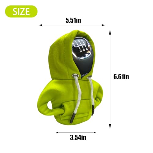 Car Gear Shift Hoodie, Fashionable Gear Shift Knob Cover, Mini Hoodie for Auto Shifter, Auto Interior Cute Gadgets, Universal Car Decoration Accessories