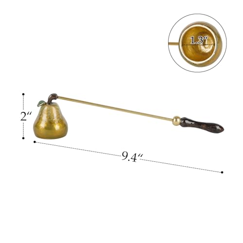 Éteignoir à bougie rétro de qualité supérieure avec manche long
