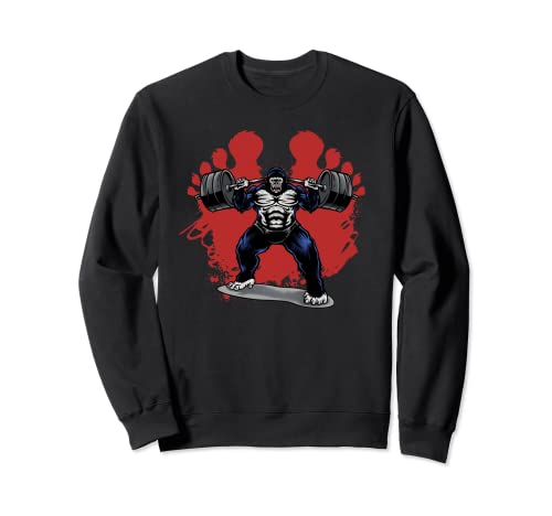 Gorilla Bodybuilder | Gym Workout | Muscles Haltérophilie Sweatshirt