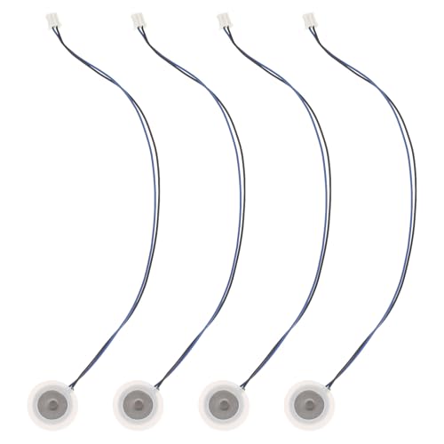 SOIMISS Lot de 4 Disques Atomiseurs Ultrasoniques 3X16 MM pour Humidificateur Plaques Brumisatrices Céramiques à Micro-Perforations Accessoires de Réparation Silencieux et Efficaces