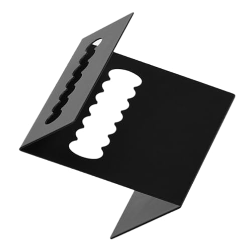 DIKACA titular de la pluma Escritorio de espectáculos mostrar forma estante para soportes de lápiz estante de exhibición del sostenedor de la pluma titulares de pluma Metal Negro