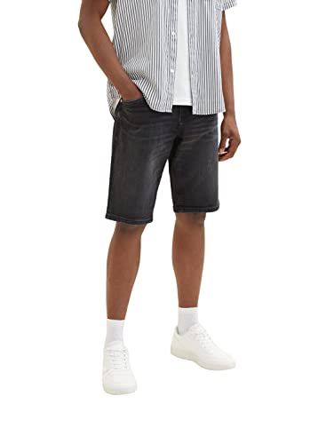 Bermuda Jeans Shorts Homme TOM TAILOR short en jean stretch coupe droite regular