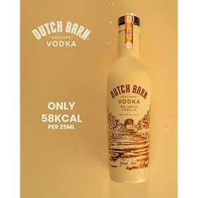 Buy Dutch Barn Balinese Vanilla Vodka – Smooth, Silky & Exotic with a Hint of Spice, 70cl, 38% ABV, Crafted from British Apples and Co-owned by Ricky Gervais – Dutch Barn