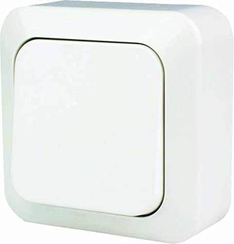 Bouton Poussoir en saillie Celesta - Blanc - Dio