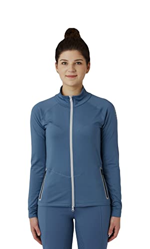 Sudadera HORZE Vera con cremallera completa para mujer en tejido suave de algodon 5