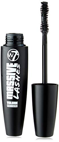 W7 Massive pestañas Volumen Blackest máscara de pestañas, 15 ml, negro