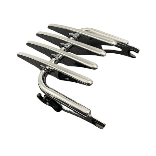 Porte-bagages amovible noir furtif pour Harley Touring Road King et Street Glide 2009-2023